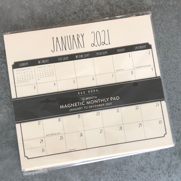 Rae Dunn Office Rae Dunn Magnetic Monthly Calendar Poshmark Rae Dunn Office Rae Dunn Magnetic Monthly Calendar Poshmark